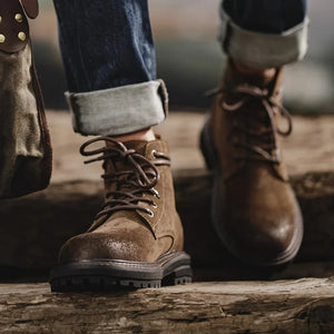 Heritage Suede Lace-Up Boots