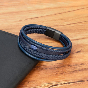 Atlas Braided Leather Bracelet