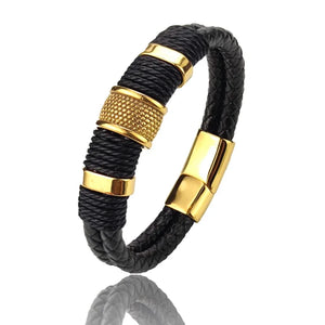 Heritage Braided Leather Bracelet