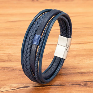 Atlas Braided Leather Bracelet