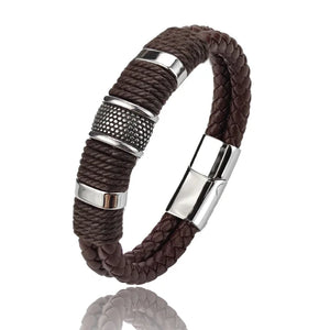 Heritage Braided Leather Bracelet