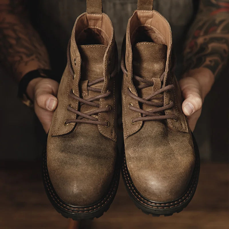 Heritage Suede Lace-Up Boots
