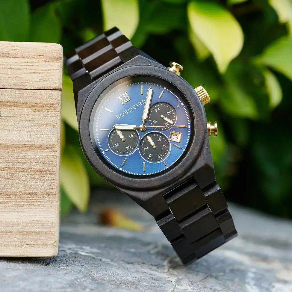 Wooden Chronograph Watch