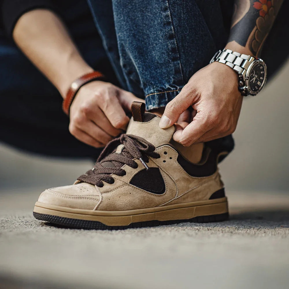 Tan Suede Skate Shoes