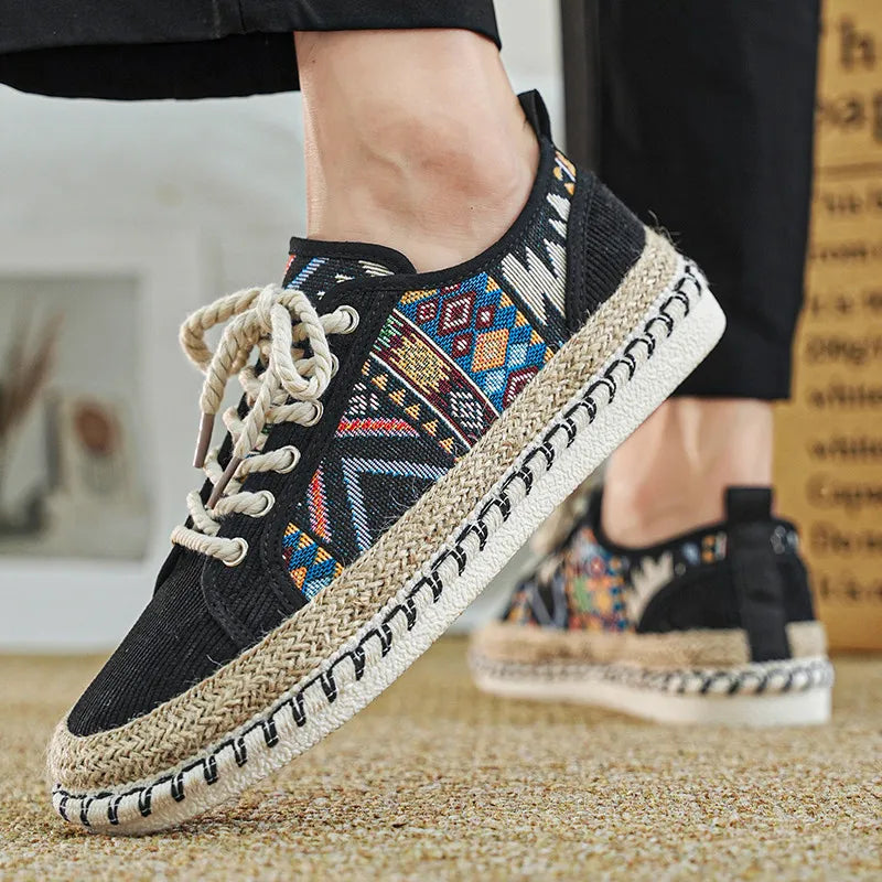 Boho Canvas Sneakers