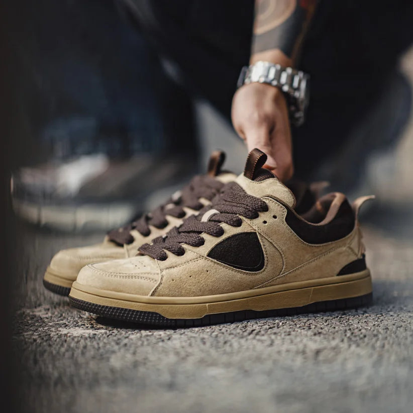 Tan Suede Skate Shoes