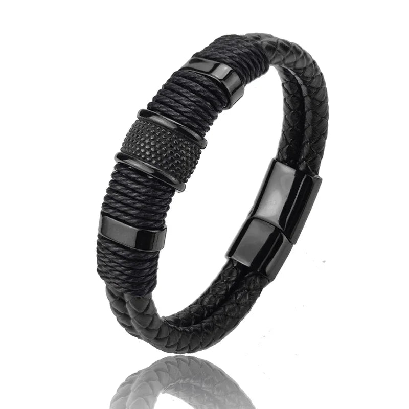 Heritage Braided Leather Bracelet