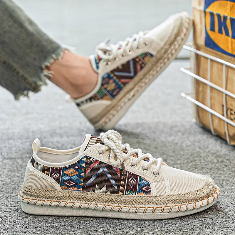 Boho Canvas Sneakers