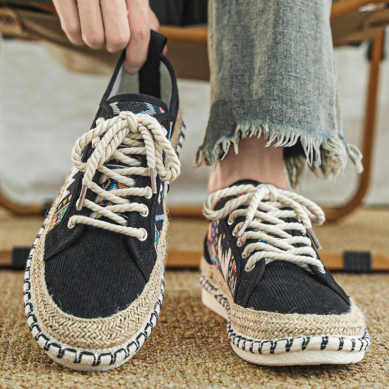 Boho Canvas Sneakers