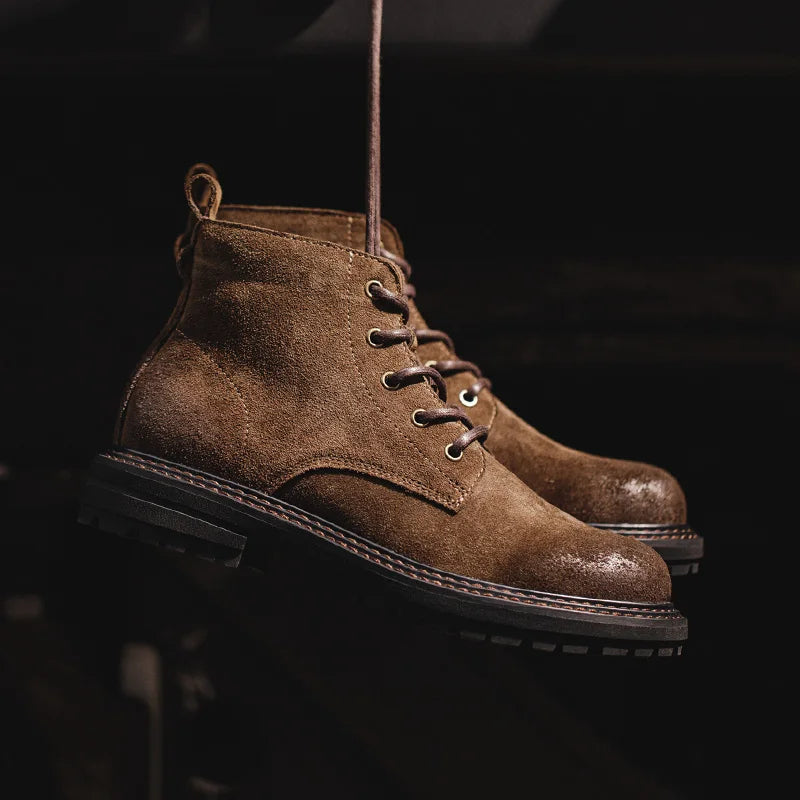 Heritage Suede Lace-Up Boots