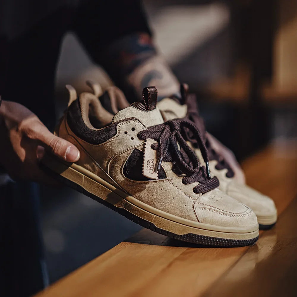 Tan Suede Skate Shoes