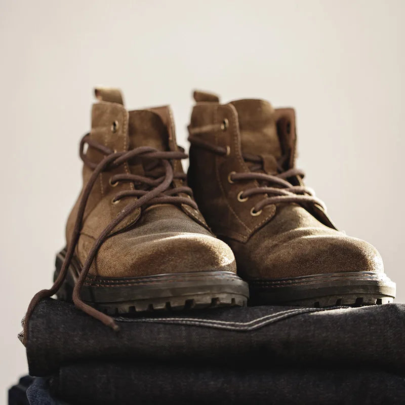 Heritage Suede Lace-Up Boots