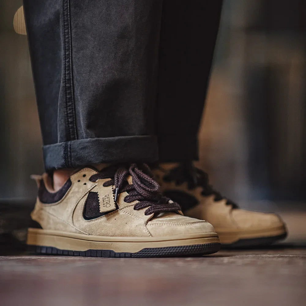 Tan Suede Skate Shoes