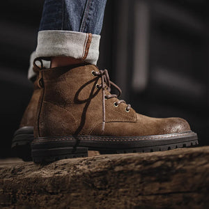 Heritage Suede Lace-Up Boots