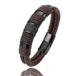 Heritage Braided Leather Bracelet