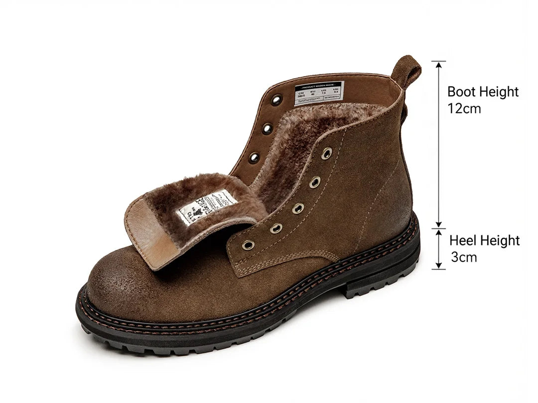 Heritage Suede Lace-Up Boots