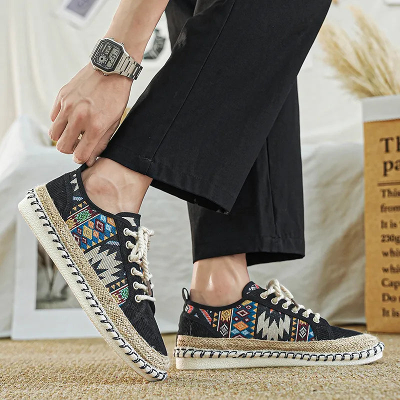 Boho Canvas Sneakers